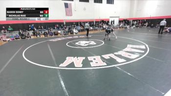 120 lbs Cons. Round 2 - Nicholas Ruiz, WAUCONDA vs Mason Soney, Normal (COMMUNITY)