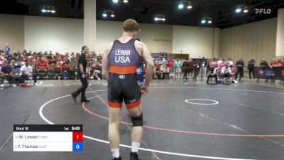 70 kg Rnd Of 16 - Will Lewan, Cliff Keen Wrestling Club vs Yahya Thomas, NJRTC/ TMWC