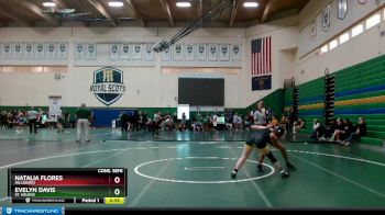 135 lbs Cons. Semi - Evelyn Davis, St. Helens vs Natalia Flores, Hillsboro