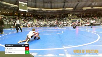 52 lbs Round Of 16 - Uriah Guebara, Maize vs Madden Moore, Keystone Wrestling Club