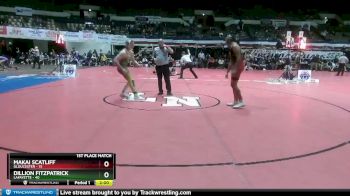 175 lbs Finals (2 Team) - Dillion Fitzpatrick, Lafayette vs Makai Scatliff, Gloucester