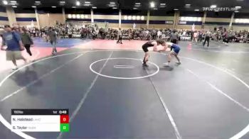 182 lbs Consi Of 8 #1 - Nickolie Halstead, Lancaster Eagles vs Gabriel Taylor, Poway Elite