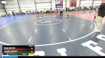 72 lbs Rd# 4- 2:00pm Friday Final Pool - Kole Wasser, PA White vs Parker Wingen, Legends Of Gold