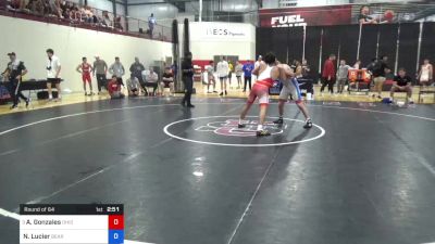 65 kg Round Of 64 - Andre Gonzales, Ohio Regional Training Center vs Nathan Lucier, Bearcat Wrestling Club