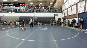 66 lbs Cons. Round 2 - Bridger Jennison, St. Maries Wrestling Club vs Urijah Tamayo, Fighting Squirrels Wrestling Club