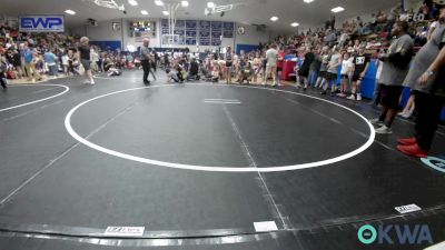 76 lbs Rr Rnd 2 - Brennan Gray, Midwest City Bombers Youth Wrestling Club vs Wyatt Miller, Chandler Takedown Club