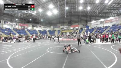 58 lbs Semifinal - Taliyah Tells, Salem Elite Mat Club vs Samantha Ham, Other Team