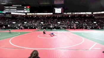 54 lbs Cons. Round 1 - Ruby Crissman, MBF1 vs Chevy Howard, WEWA