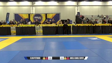 Angela Camille Boyer vs Eleni Petridis 2024 World IBJJF Jiu-Jitsu No-Gi Championship