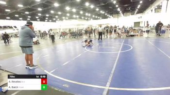 78 lbs 5th Place - Analiyah Reveles, Silverback WC vs Alexander Balch, Team Balch