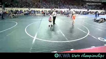 90 lbs Round Of 16 - Hilkyah Sampson, R.A.W. vs Easton Barger, Norman Grappling Club