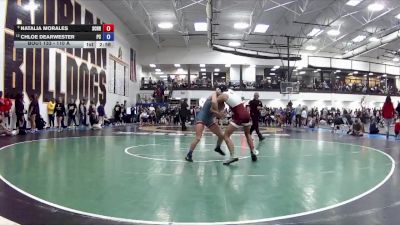 110 A Champ. Round 1 - Natalia Morales, Schreiner University vs Chloe Dearwester, Presbyterian College