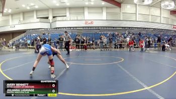 69 lbs Quarterfinal - Avery Bennett, Rhyno Academy Of Wrestling vs Julianna LaSavage, Ringers Wrestling Club