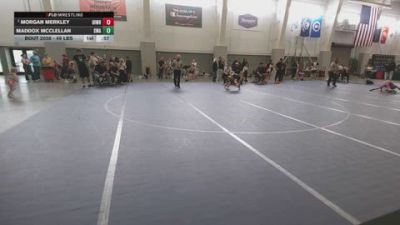 57 lbs Champ. Round 3 - Morgan Merkley, Uintah Wrestling vs Maddox McClellan, Sublime Wrestling Academy