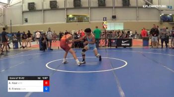 60 kg Consi Of 16 #2 - Austin Keal, Kansas Training Center vs Ryan Franco, Clovis North