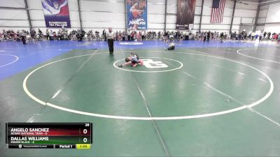 52 lbs Rd# 4- 2:00pm Friday Final Pool - Dallas Williams, Minion Black vs Angelo Sanchez, NCWAY National Team