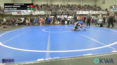 67 lbs Consolation - Brantley Brunger, Raw Wrestling Club vs Riley Mcclure, Raw Wrestling Club