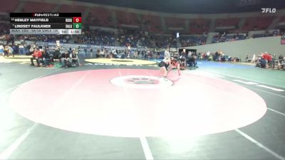 6A/5A Girls 130 Champ. Round 1 - Lindsey Faulkner, Dallas Girls vs Henley Mayfield, Redmond Girls