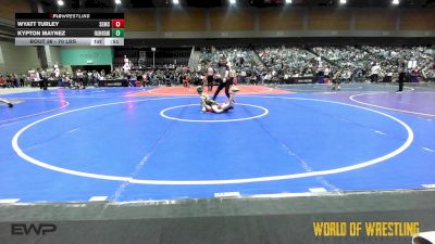 70 lbs Consi Of 16 #2 - Wyatt Turley, Salem Elite Mat Club vs Kypton Maynez, Fallon Outlaws Wrestling Club