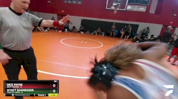 90 lbs Round 5 (6 Team) - Wyatt Dannegger, Team St. Louis vs Nick Payne, Best Trained