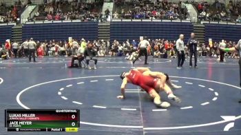 147 lbs Quarterfinal - Lukas Miller, Juniata Valley Hornets vs Jace Meyer, St. Marys