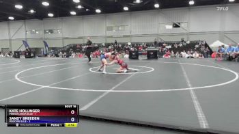 105 lbs Placement Matches (8 Team) - Kate Hollinger, Pennsylvania Blue vs Sandy Breeden, Missouri Blue