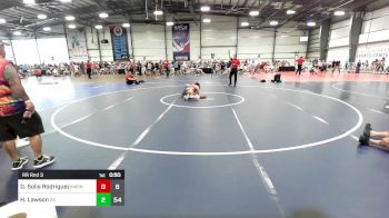 150 lbs Rr Rnd 3 - Dante Solis Rodriguez, Mat Assassins Yellow vs Hunter Lawson, Ohio Gold