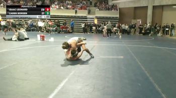 145 Championship Bracket Cons. Round 7 - Isaac Leonard, Stillwater vs Caden Borgen, St. Francis
