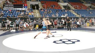 100 lbs Champ. Rd Of 32 - Cade Ruckle, Nevada vs Dublin Scholz, Colorado