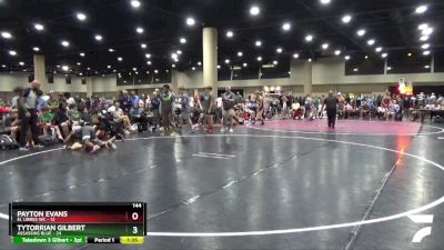 144 lbs Semis (4 Team) - Payton Evans, EL Libres WC vs Tytorrian Gilbert, Assassins Blue