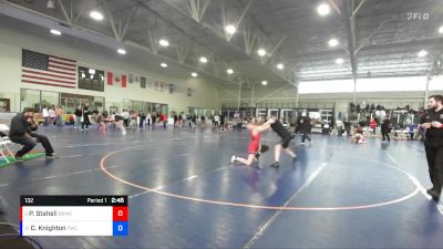 132 lbs Cons. Round 3 - Paetyn Staheli, Bear River Wrestling Club vs Cailyn Knighton, Fremont Wrestling Club