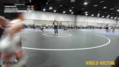 56 lbs Quarterfinal - Maden Moore, OK Elite 12U 2 vs Joshua Sawyer, Washington 12U