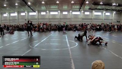 96 lbs Finals (2 Team) - Owen Bralick, All American vs Breckyn Dean, Brawler Elite