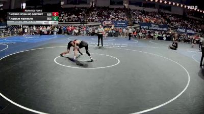 D 3 126 lbs Quarterfinal - Abram Newman, Evangel Christian vs Michael Rosalino Gonzalez, Albany