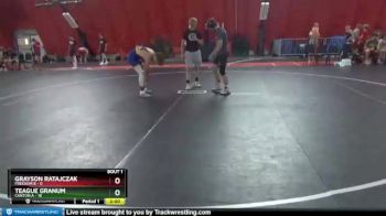 126 lbs Round 1 (4 Team) - Grayson Ratajczak, Freedom B vs Teague Granum, Canton A