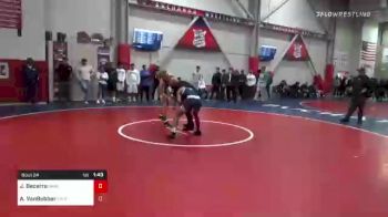 121 lbs Round Of 32 - Johnny Becerra, Bakersfield vs Alec VanBebber, Kingsburg