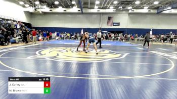 174 lbs Semifinal - Marcus Brown, Wesleyan vs Jayden Curley, Roger Williams