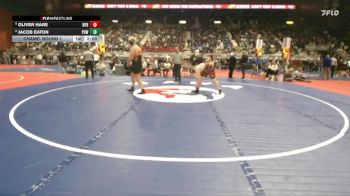 3A-215 lbs Champ. Round 1 - Oliver Hare, Burns/Pine Bluffs vs Jacob Eaton, Powell