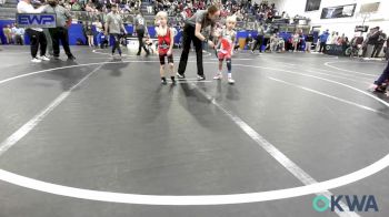 37 lbs Quarterfinal - Manny Blackburn, Little Axe Takedown Club vs Everett Collard, Standfast