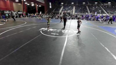 61 lbs Semifinal - Cayden Dickerson, North Big Horn Rams vs Merrick Richard, Matpac Wrestling ND