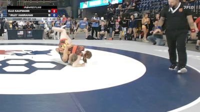 140 lbs Champ. Rd Of 128 - Elle Kaufmann, GA vs Riley Hanrahan, WI