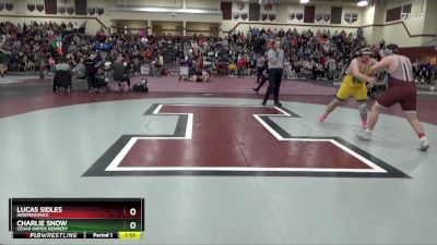 JV-44 lbs Cons. Semi - Lucas Sidles, Independence vs Charlie Snow, Cedar Rapids Kennedy