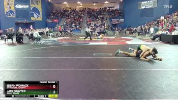 120 lbs Champ. Round 1 - Isisah Womack, St Frances Academy vs Jack Sawyer, Great Bridge