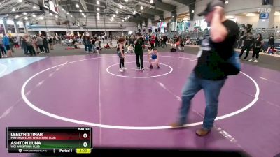 83 lbs Cons. Round 1 - Leelyn Stinar, Maverick Elite Wrestling Club vs Ashton Luna, Vici Wrestling Club