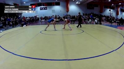 95/100 Round 1 - Leah Gibbs, Williamsburg Wrestling Club vs Kaitlyn Turner, Hornet Training Center