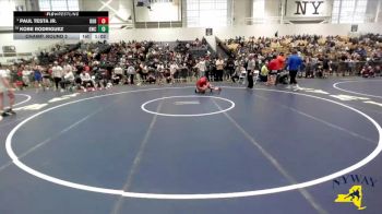101 lbs Champ. Round 2 - Paul Testa Jr., VHW Club vs Kobe Rodriguez, GPS Wrestling Club