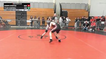 126 lbs Consi Of 8 #1 - Joseph Ayanyan, Waltham vs Tyler Campbell, Bellingham