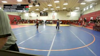 155 lbs Champ. Round 2 - Cecilia Chatman, Pittsburg Senior vs Crystal Peralta, Mt Eden