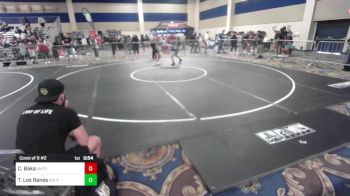 88 lbs Consi Of 8 #2 - Colton Baka, Untouchables vs Titan Los Banos, Gold Rush Wr Ac