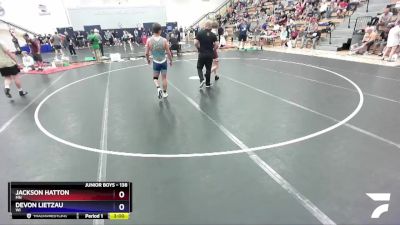 138 lbs Cons. Round 3 - Jackson Hatton, MN vs Devon Lietzau, WI